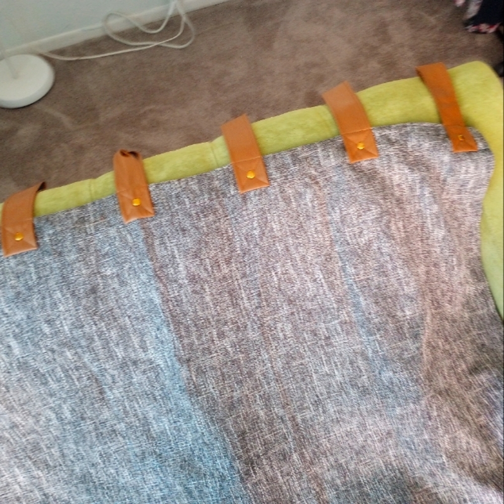 Tab top luxury curtains for living room